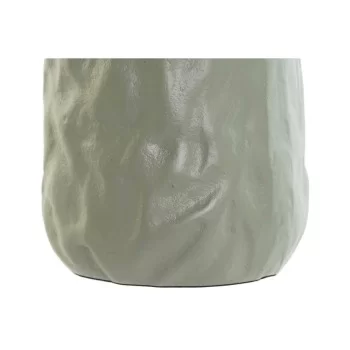 Vase DKD Home Decor White Green Aluminium 12 x 12 x 30 cm... 2