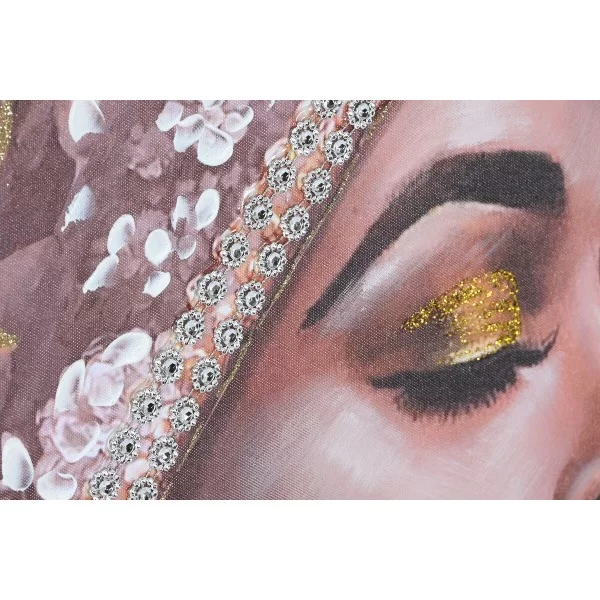 Painting Home ESPRIT Colonial African Woman 70 x 3 x 100 cm (2 Units)