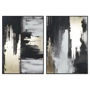 Painting DKD Home Decor Abstract Modern 100 x 4 x 140 cm...