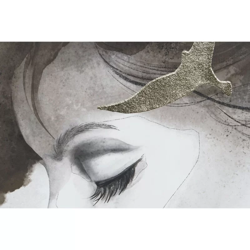 Painting DKD Home Decor Lady 100 x 4 x 100 cm...