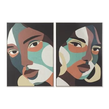 Painting DKD Home Decor 104 x 4,5 x 143,5 cm Lady...