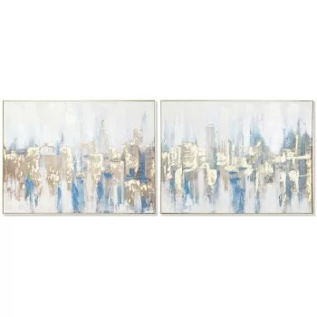 Painting DKD Home Decor New York Loft 80 x 3,5 x 60 cm (2...
