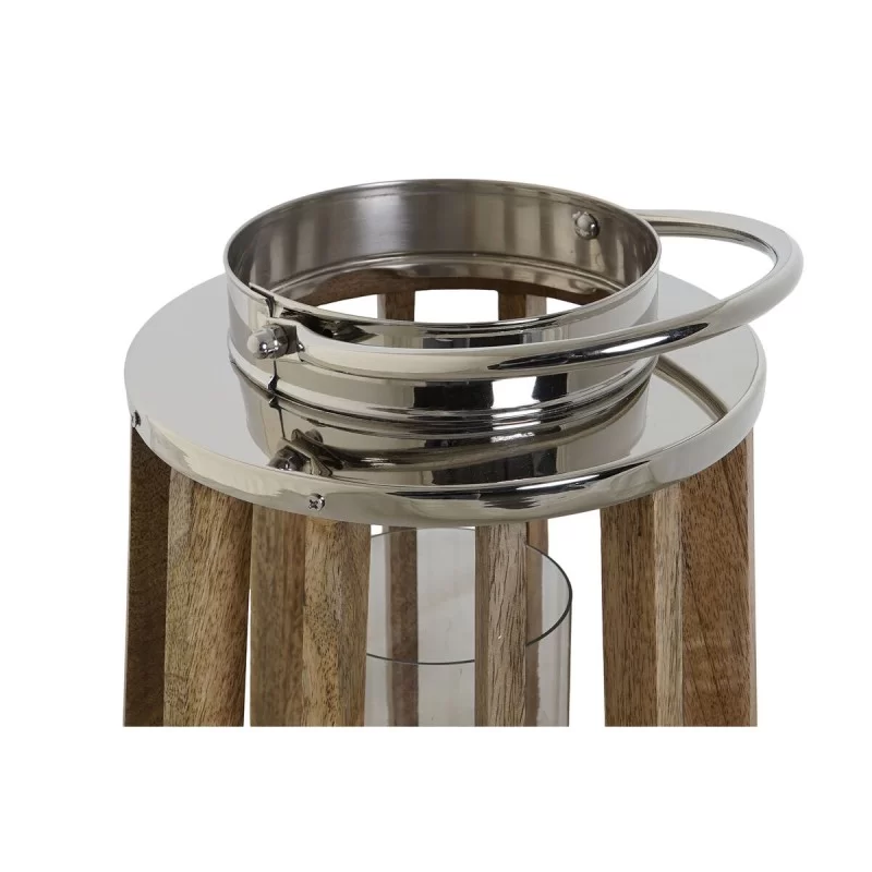 Candleholder DKD Home Decor Brown Silver...