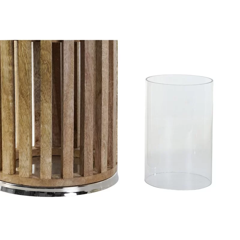 Candleholder DKD Home Decor Brown Silver...