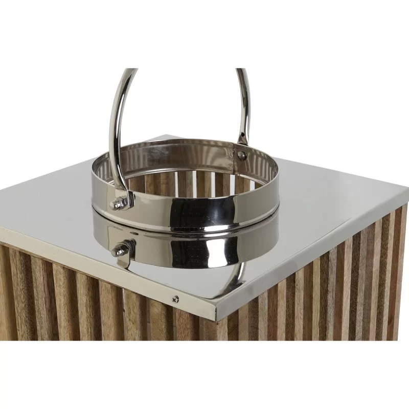 Candleholder DKD Home Decor Brown Silver...