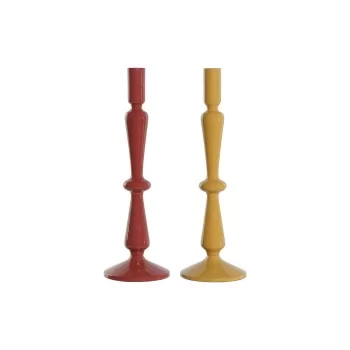 Candle Holder Home ESPRIT Mustard Terracotta Aluminium 10...