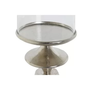 Candleholder DKD Home Decor Silver Aluminium Crystal 24 x... 2