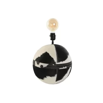 Desk lamp Home ESPRIT Metal Mango wood 30 x 30 x 39 cm