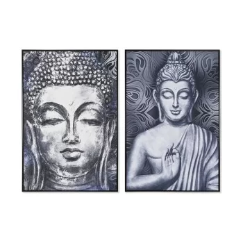 Painting Home ESPRIT Buddha Oriental 83 x 4,5 x 123 cm (2...