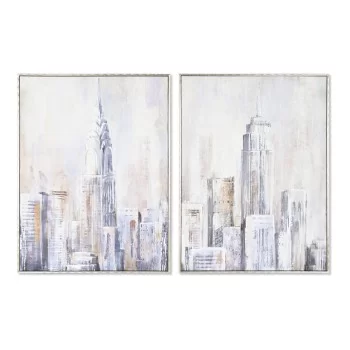 Painting Home ESPRIT New York Loft 60 x 2,4 x 80 cm (2...