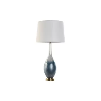 Desk lamp Home ESPRIT Blue Bicoloured Crystal 50 W 220 V...