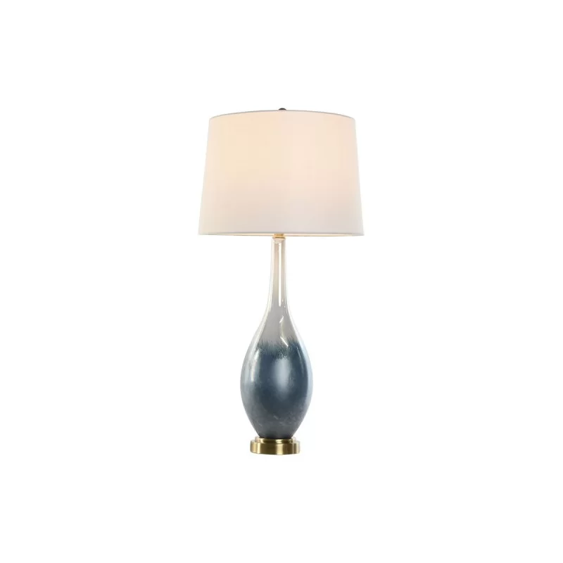 Desk lamp Home ESPRIT Blue Bicoloured Crystal...