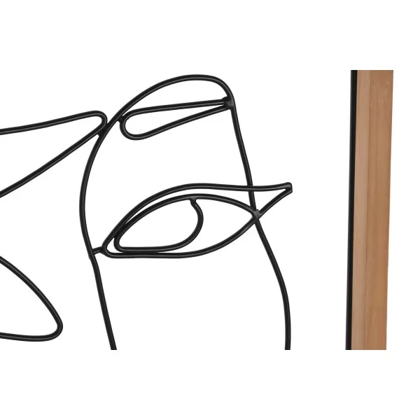 Canvas Home ESPRIT Lady Scandinavian 60 x 2,5 x 80 cm (2 Units)