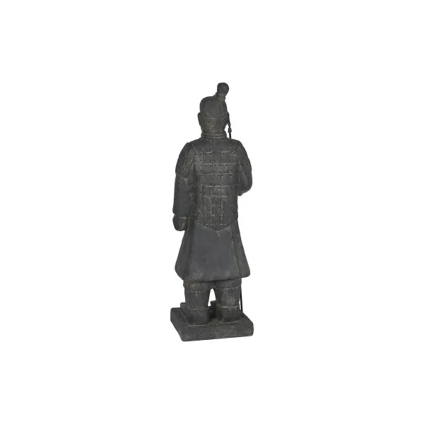 Decorative Figure Home ESPRIT Grey Oriental Warrior 37 x 36 x 120 cm