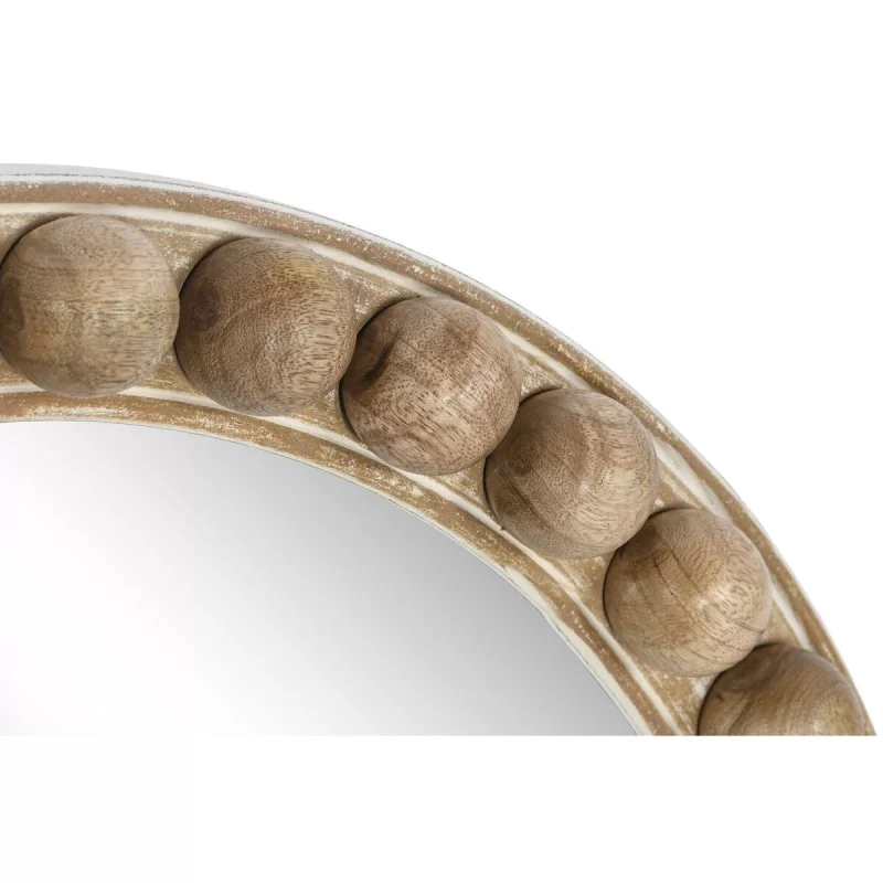 Wall mirror Home ESPRIT Brown Natural Mango...