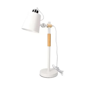 Flexo/Desk lamp EDM White Vintage Metal Wood 60 W (Ø 15 x...