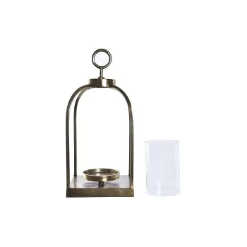 Lantern DKD Home Decor Crystal Golden Aluminium (19 x 19... 2