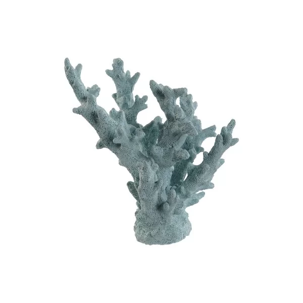 Decorative Figure Home ESPRIT Blue White Coral Mediterranean 21,5 x 18 x 21,5 cm