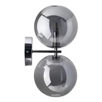 Wall Lamp 21 x 18,5 x 30 cm Crystal Silver Iron 2