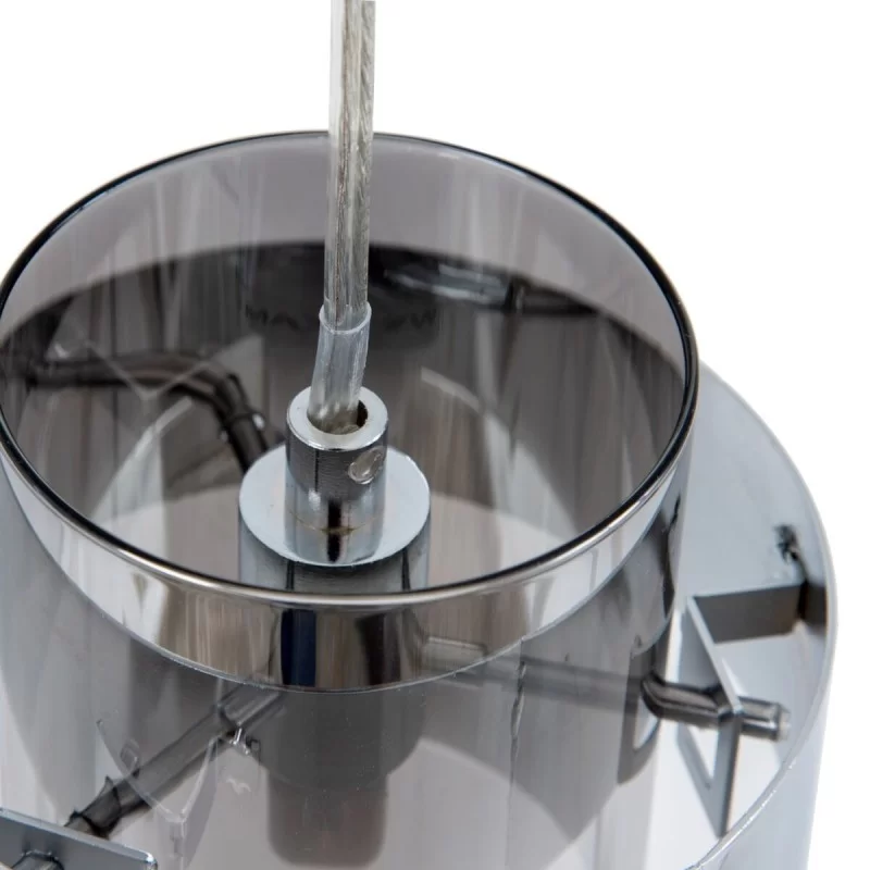 Ceiling Light Crystal Metal Silver Ø 10 cm 20 x...