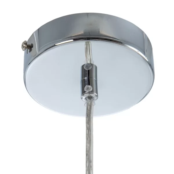 Ceiling Light Crystal Metal Silver Ø 10 cm 20 x 20 x 120 cm