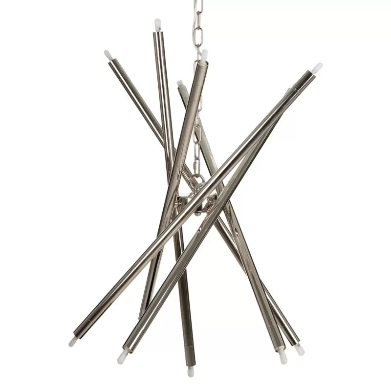 Ceiling Light 82 x 82 x 34,3 cm Crystal Metal...