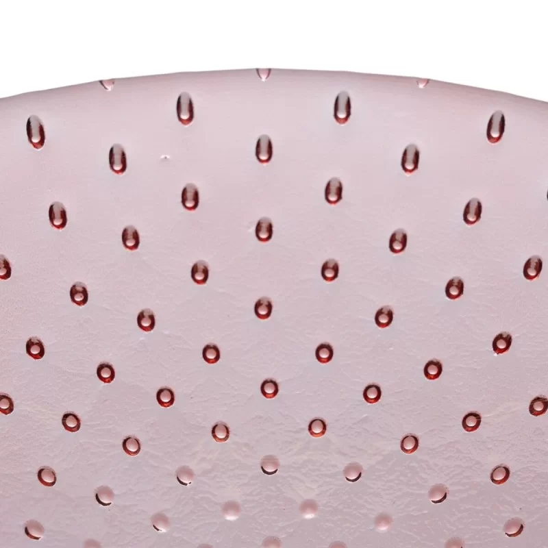 Centerpiece 30 x 30 x 9 cm Pink recycled glass