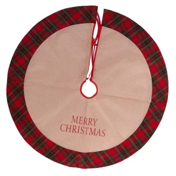 Christmas tree skirt Jute 90 cm 2