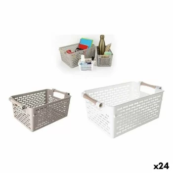 Multi-purpose basket Confortime Wood 26 x 18,5 x 12 cm...