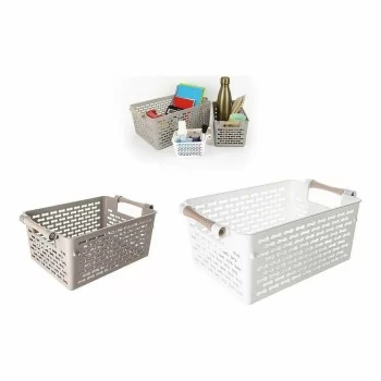 Multi-purpose basket Confortime Wood 26 x 18,5 x 12 cm... 2