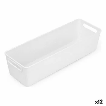 Multi-purpose basket Confortime White 38 x 12,7 x 9,5 cm...