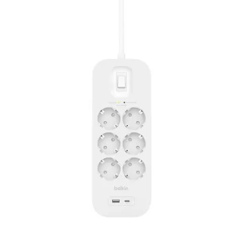 Protection from surges Belkin SRB002VF2M White 2