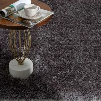 Carpet 80 x 150 cm Grey Polyester 2