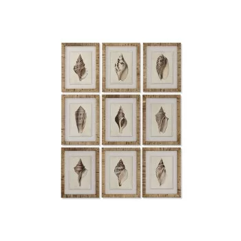 Painting Home ESPRIT Mediterranean Snail 30 x 2,5 x 40 cm...