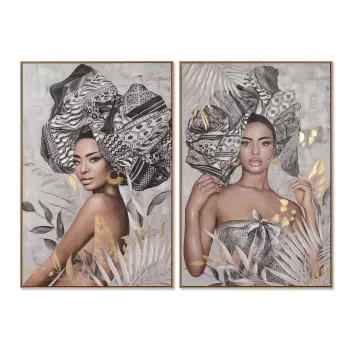 Painting Home ESPRIT Colonial African Woman 80 x 3,5 x...