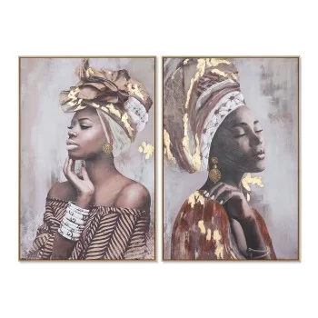 Painting Home ESPRIT Colonial African Woman 80 x 3,5 x...