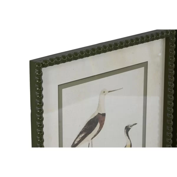 Painting Home ESPRIT Birds Cottage 40 x 2,5 x 54 cm (6 Units)