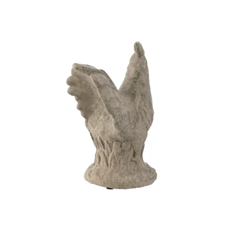 Decorative Figure Home ESPRIT Grey Chicken Aged...