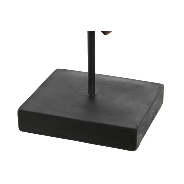 Decorative Figure Home ESPRIT Black Dark brown Horse 27 x 13 x 42,5 cm