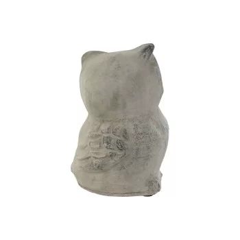 Decorative Figure Home ESPRIT Grey Owl Aged finish 10 x 9... 2