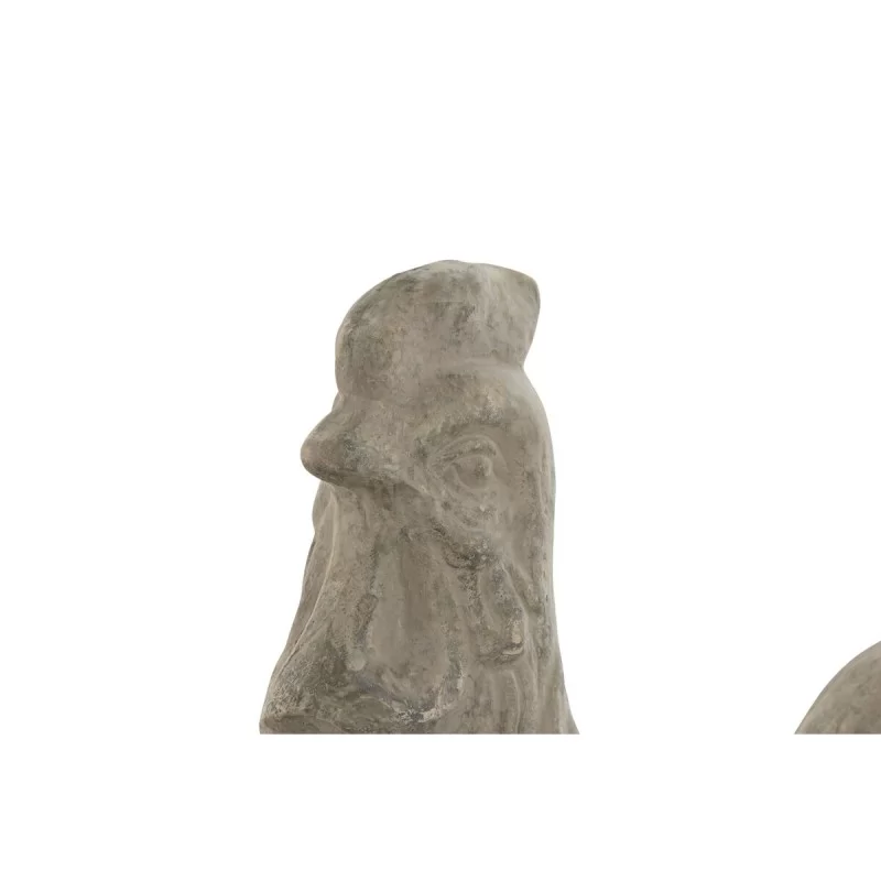 Decorative Figure Home ESPRIT Grey Chicken Aged...