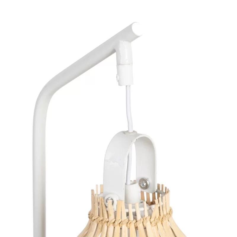 Desk lamp White Beige Iron Rattan 60 W 220 V...