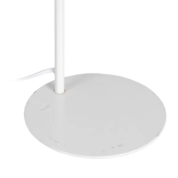 Desk lamp White Beige Iron Rattan 60 W 220 V 240 V 220-240 V 22 x 17,5 x 50 cm