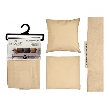 Cushion cover Cream Beige 45 x 0,5 x 45 cm 60 x 0,5 x 60 cm 2