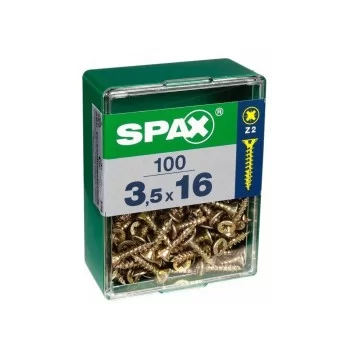 Box of screws SPAX Yellox Wood Flat head 100 Pieces (3 x...