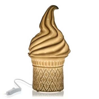 Desk lamp Versa Ice Cream 25W Porcelain (13,7 x 27 x 13,7...