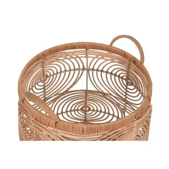 Basket set DKD Home Decor Natural Light brown Tropical 40... 2