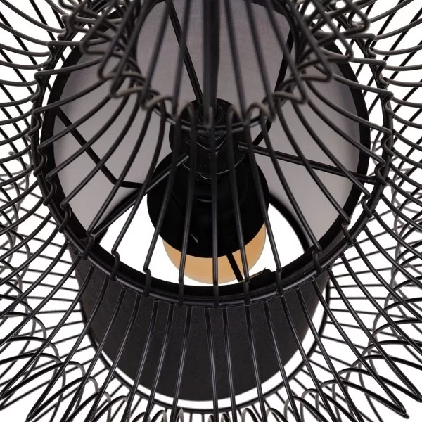 Ceiling Light 29 x 29 x 68 cm Black Iron Ø 29 cm