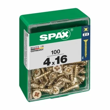 Box of screws SPAX Wood screw Flat head (4 x 16 mm) (4,0...