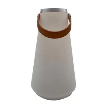 Solar lamp DKD Home Decor Brown Polyethylene White... 2